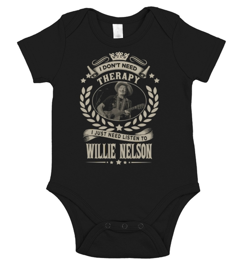 Willie Nelson Short Sleeve Baby One-Piece