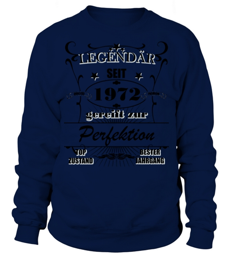 1972 Birthday Man 50 Years Decoration Funny 50s 50 Sweatshirt Unisex