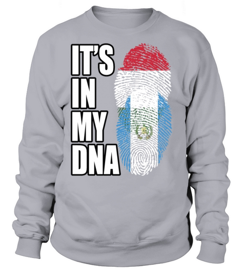 Hungarian And Guatemalan Mix Heritage DNA Flag Sweatshirt Unisex