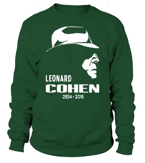 Leonard Cohen Tshirt Sweatshirt Unisex