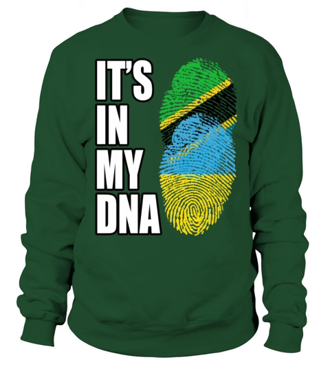 Tanzanian And Ukrainian Vintage Heritage DNA Flag Sweatshirt Unisex