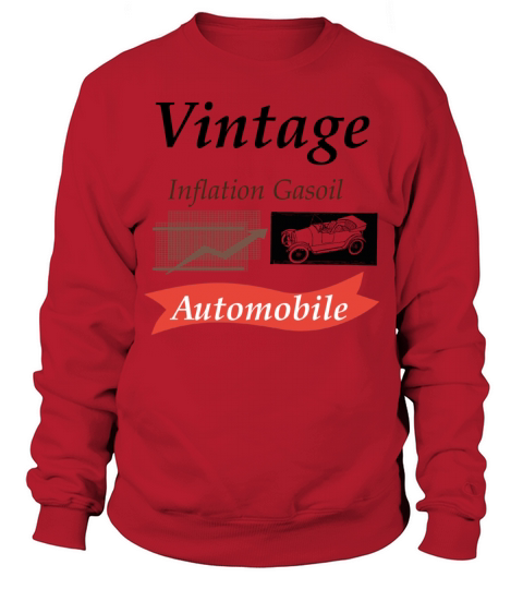vintage inflation gazoil automobile Sweatshirt Unisex