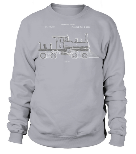 Vintage Train Locomotive Retro Railroad Sweatshirt Unisex