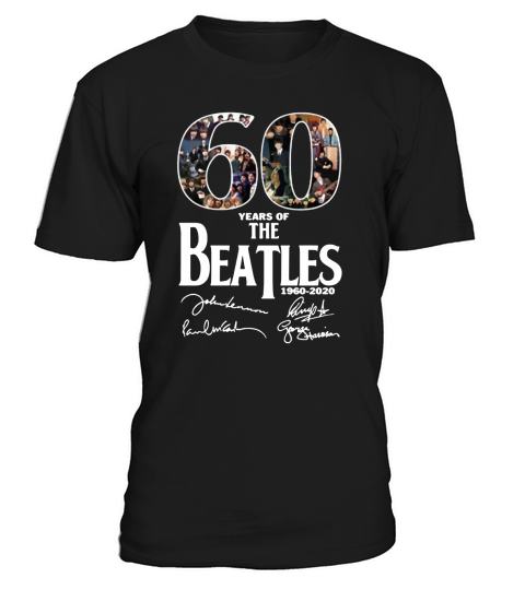 60 Jahre Beatles 1960 2020 Unterschrift T-Shirt Unisex