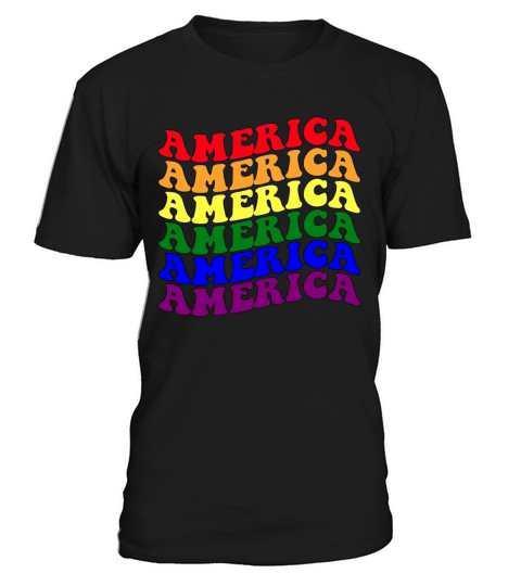 America Merica LGBT T-Shirt Unisex