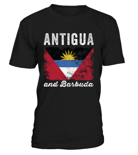 Antigua and barbuda Flag Distressed T-Shirt Unisex