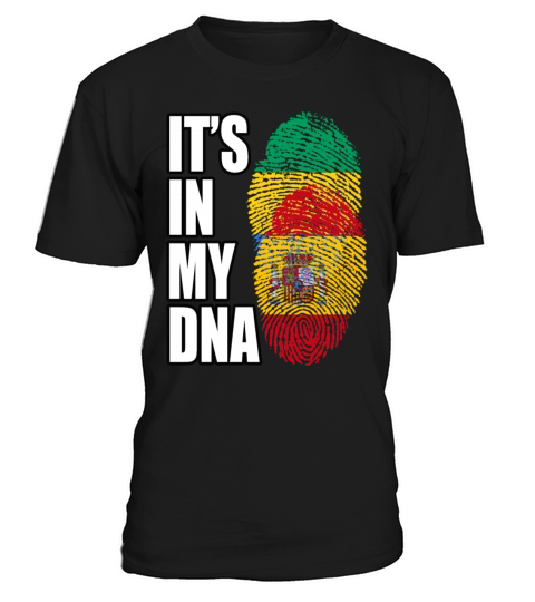 Gambian And Spaniard Mix Heritage DNA Flag T-Shirt Unisex