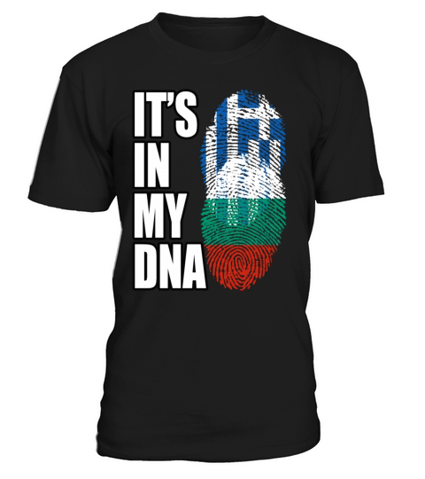 Greek And Bulgarian Mix Heritage DNA Flag T-Shirt Unisex