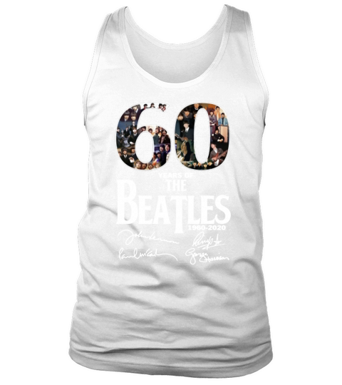 60 Jahre Beatles 1960 2020 Unterschrift Tank Top Unisex