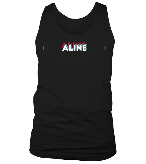 Aline Name - Funny Name Aline 80s theme Tank Top Unisex