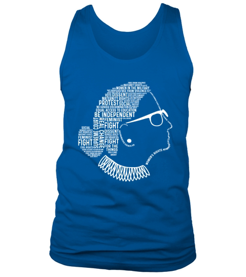 Be Independent RBG Silhouette shirt Tank Top Unisex