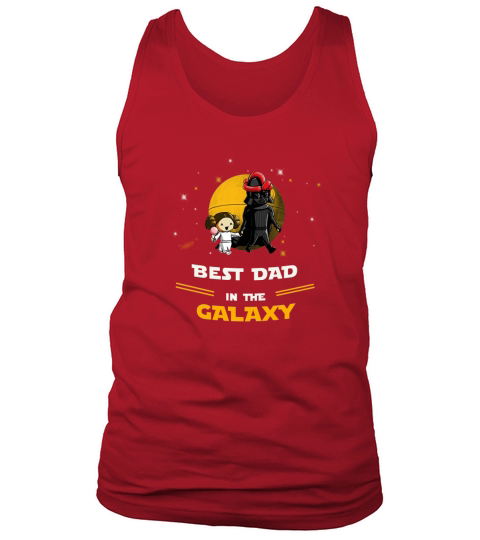 Best Dad in the galaxy Father and Daughter - Coffee Mug (colored) Tank Top Unisex
