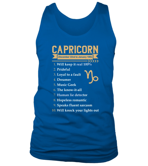 CAPRICORN Tank Top Unisex
