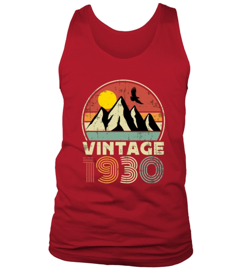 Funny Birthday Born in 1930 Limited Edition Tank Top Unisex