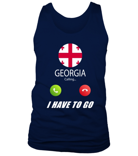 Georgia is calling Is calling Flag Saying Tank Top Unisex
