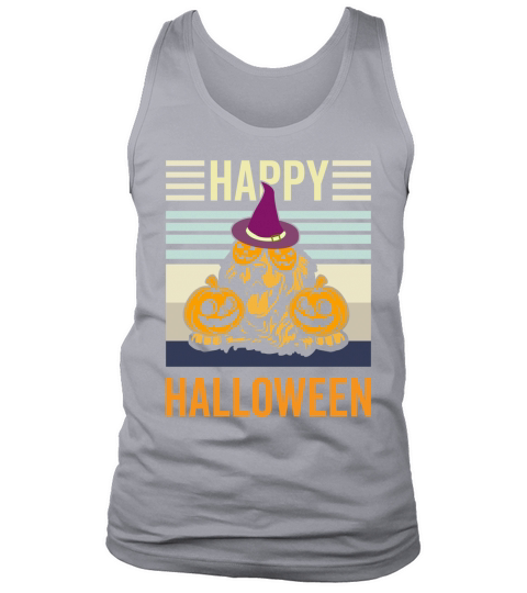 Golden Retriever Halloween Cape Funny Vintage Happy Halloween Tank Top Unisex