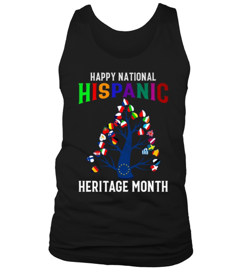 Happy National Hispanic Heritage Month - Latina Fl Tank Top Unisex