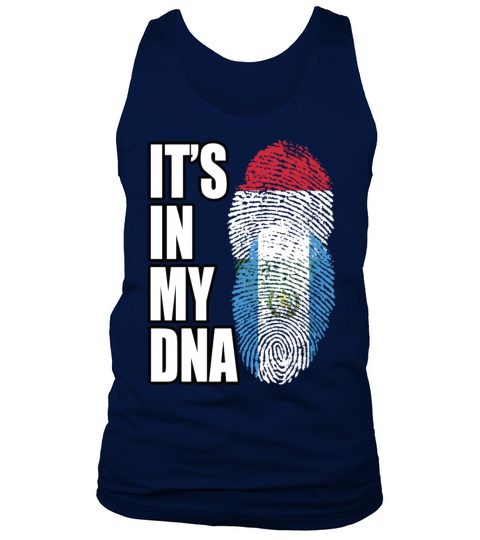 Hungarian And Guatemalan Mix Heritage DNA Flag Tank Top Unisex