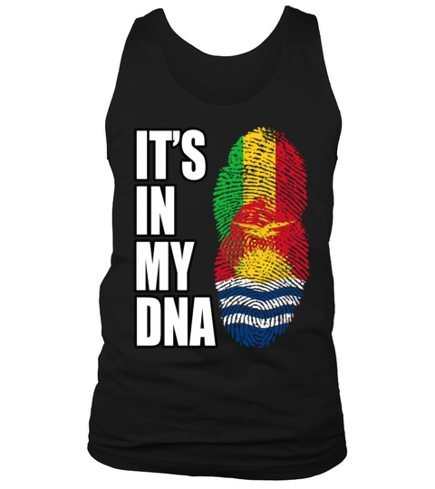 Malian And Kiribati Mix Heritage DNA Flag Tank Top Unisex