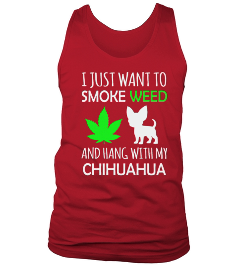 New I Just Want to Smoke weed and hang Tank Top Unisex