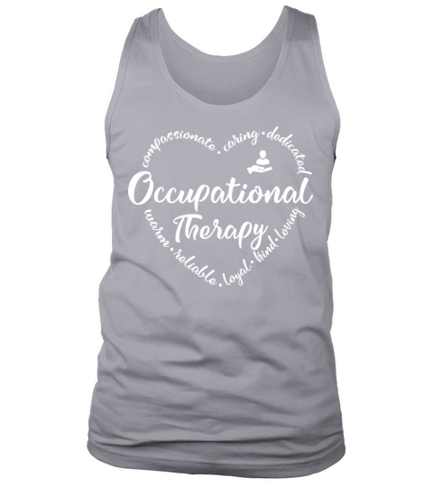 Occupational therapy heart for coworkers Tank Top Unisex