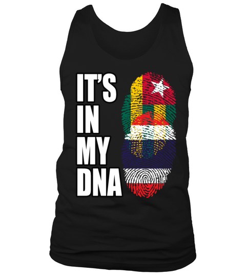 Togolese And Thai Mix Heritage DNA Flag Tank Top Unisex
