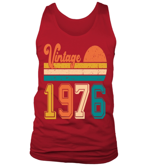 Vintage 1976 birthday gift Tank Top Unisex