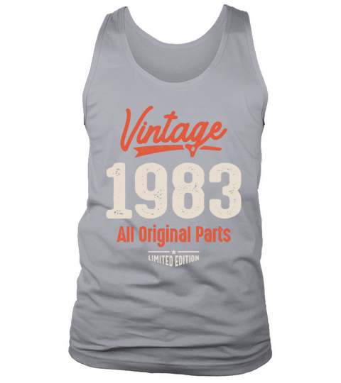 Vintage Born in 1983 - 39th Birthday Retro Tank Top Unisex