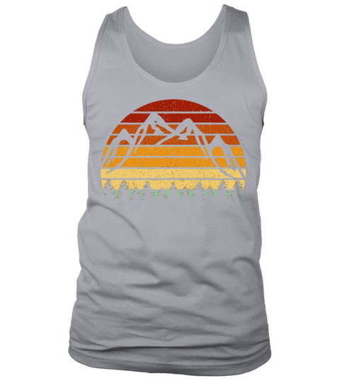 Vintage Sunset Mountains For Nature Loving Mountai Tank Top Unisex
