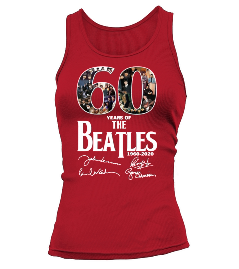 60 Jahre Beatles 1960 2020 Unterschrift Tank top Woman