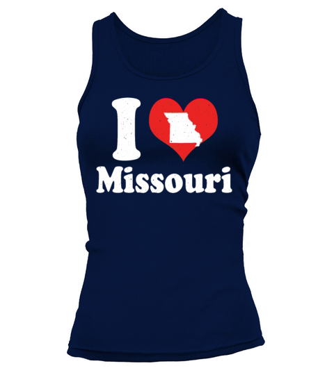 America Citizen US State Love I Heart Missouri Tank top Woman
