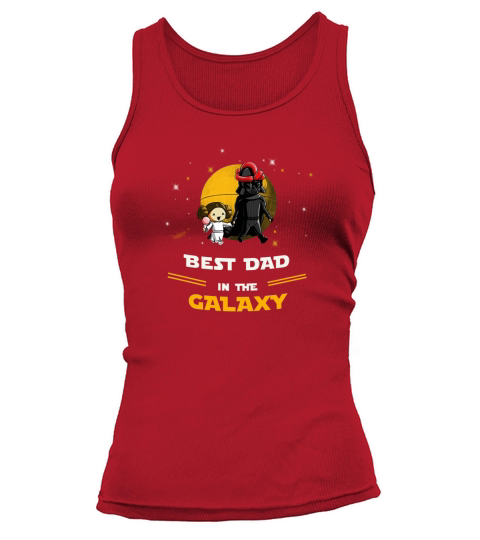 Best Dad in the galaxy Father and Daughter - Coffee Mug (colored) Tank top Woman