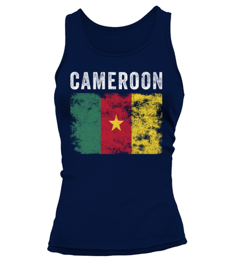 Cameroon Flag Vintage - Cameroonian Flag Tank top Woman