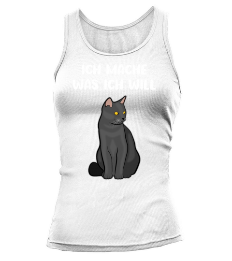 Cat Sassy Kitten Cat Funny Quote Gift Idea Tank top Woman