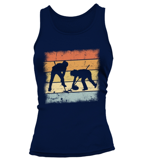 Curling Retro Tank top Woman