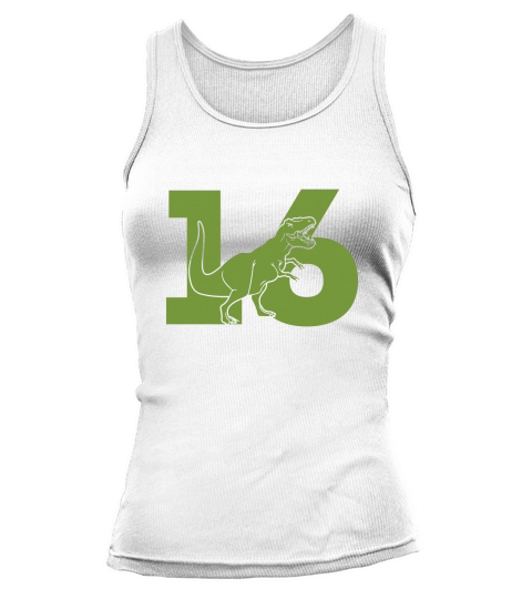 Dinosaur Number(16) Tank top Woman