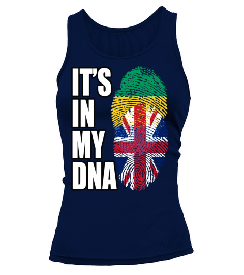 Gambian And British Mix Heritage DNA Flag Tank top Woman
