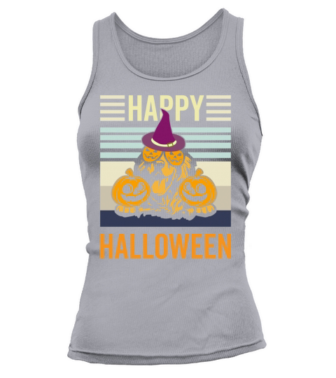 Golden Retriever Halloween Cape Funny Vintage Happy Halloween Tank top Woman