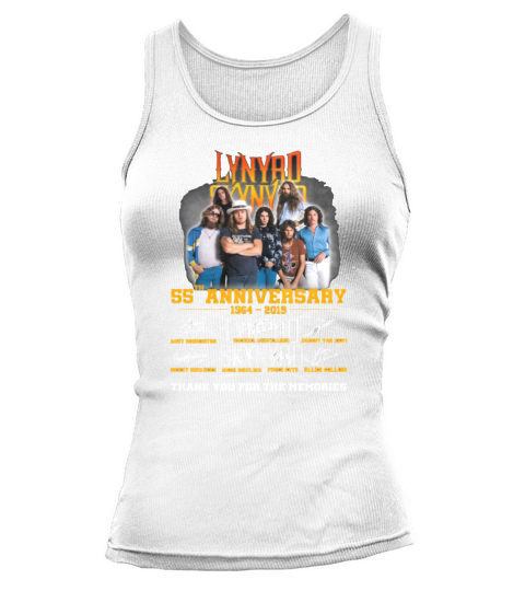 Lynyrd Skynyrd 55th Anniversary 1964-2019 Signatures shirt - Unisex Long Sleeve Tank top Woman