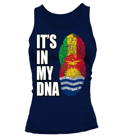Malian And Kiribati Mix Heritage DNA Flag Tank top Woman