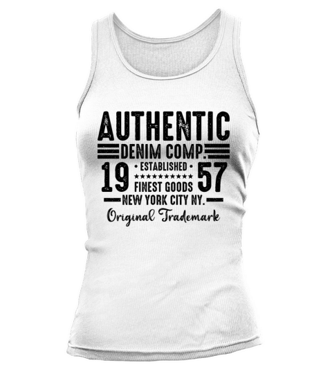 New York City Born In 1957 Vintage Birthday Tank top Woman