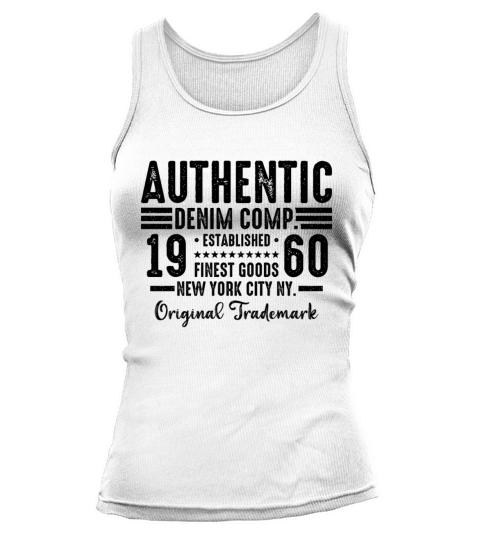 New York City Born In 1960 Vintage Birthday Tank top Woman