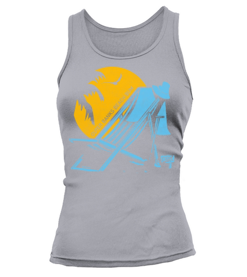 Outer Banks Beach Bum OBX Sky Blue Vintage Tank top Woman