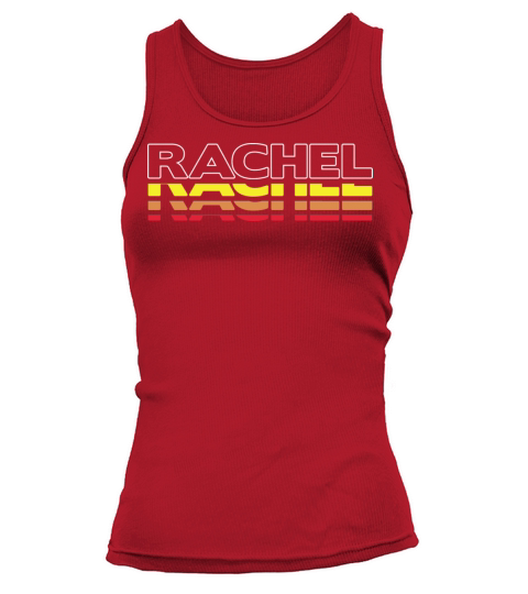 Rachel First Name Funny Vintage Sunset Rachel Tank top Woman
