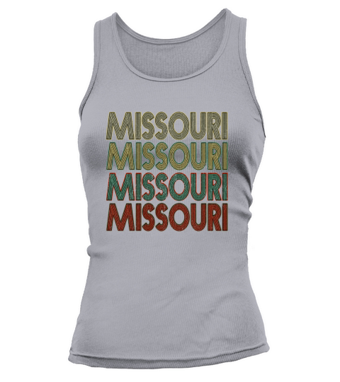 Retro America State Flag Vintage Missouri Tank top Woman