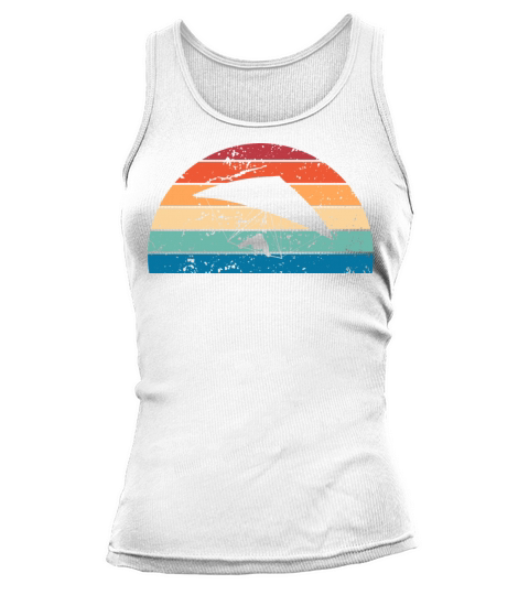 Retro Paragliding Sunset Vintage Paraglider Tank top Woman