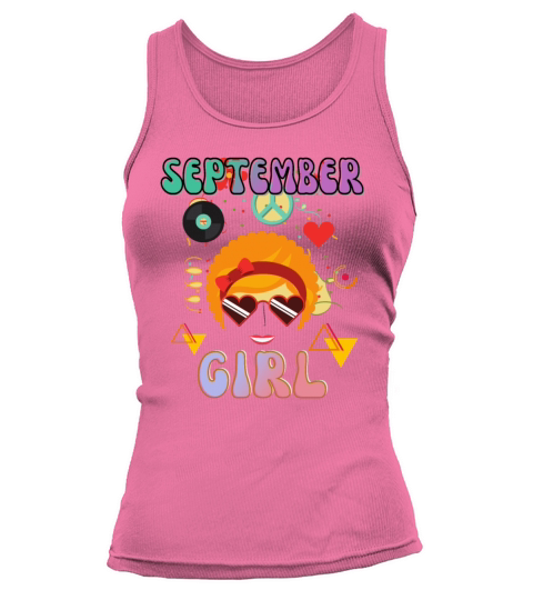 Retro September Girl Vintage Design Tank top Woman