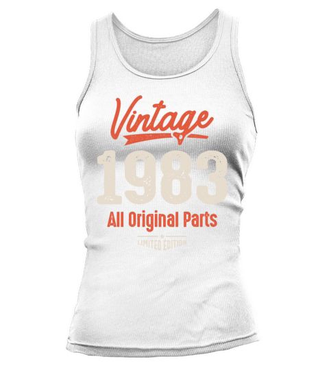 Vintage Born in 1983 - 39th Birthday Retro Tank top Woman