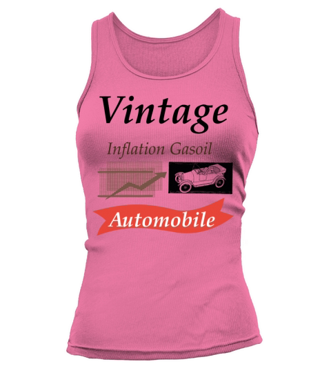 vintage inflation gazoil automobile Tank top Woman