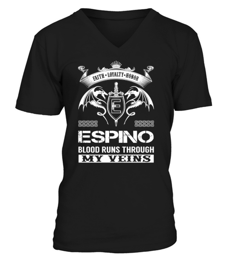 ESPINO Last Name, Surname Tshirt V-Neck T-shirt